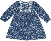 BEBE ORGANIC AMARI DITSY FLORAL BIB COLLAR DRESS